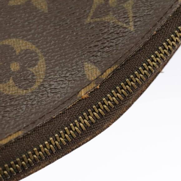 LOUIS VUITTON Monogram Pochette Cosmetic PM Cosmetic Pouch M47515 LV Auth 97745 - Picture 7 of 16